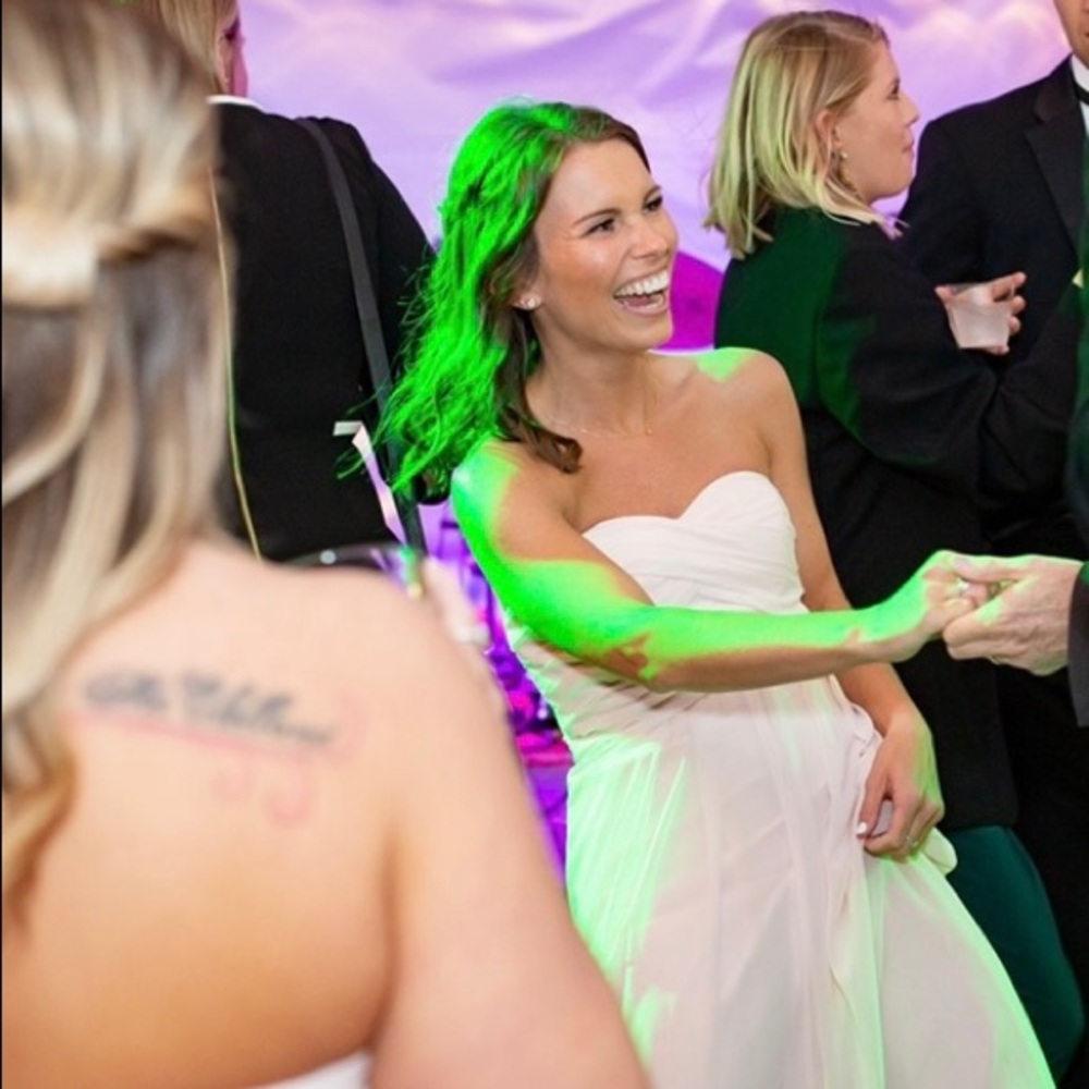 Bill Levkoff. Bridesmaid dress. Size 4. I normally wear a size 2 petite.